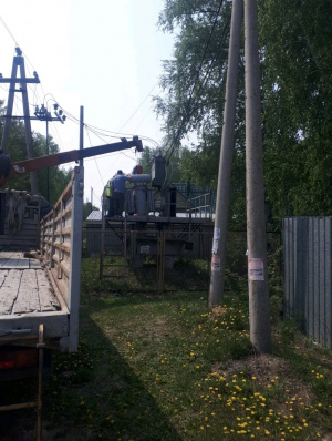 В СНТ Электрометаллург началась модернизация электрохозяйства.